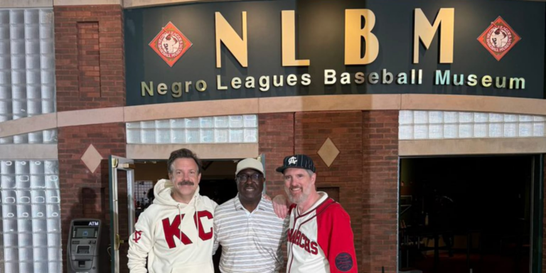 Ted Lasso at the Negro Leagues Baseball Museum