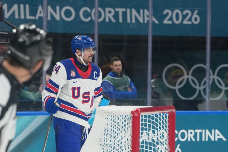 Auston Matthews is providing leadership for US hockey at Olympics