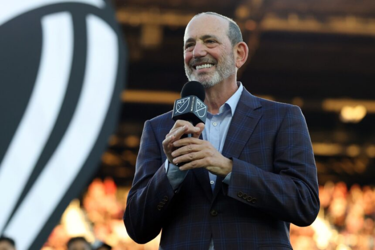 MLS Commissioner Don Garber ‘would love’ to see Vinícius Jr. and Kylian Mbappé join the league