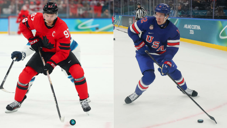 NHL EDGE stats: Canada-United States gold medal game at Olympics