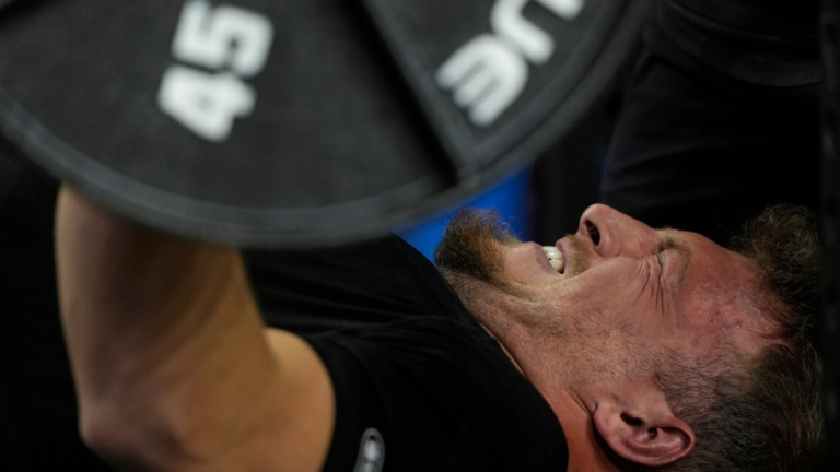 press reps at the NFL Combine?