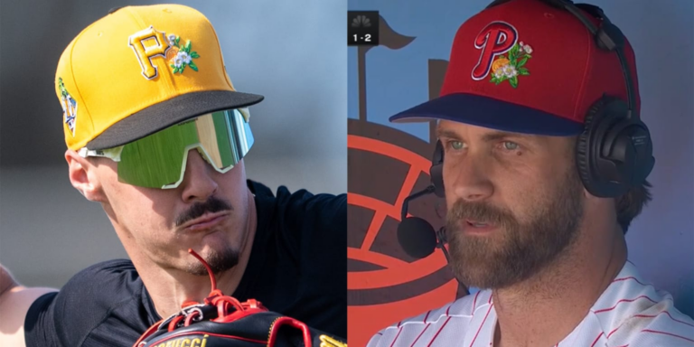 Phillies’ Bryce Harper discusses Pirates prospect Konnor Griffin