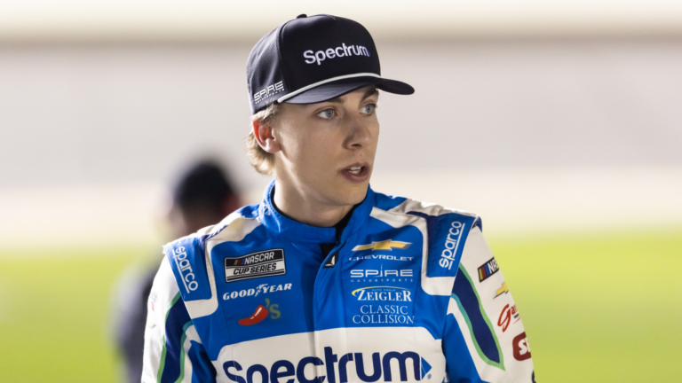 Hocevar put everything on the line while trying to win Autotrader 400