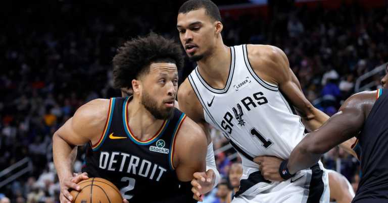 Tempers flare in Spurs-Pistons game in a matchup of 2 of NBA’s top teams