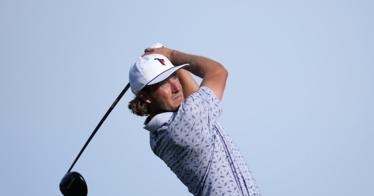 Ex-SMU golfer Austin Smotherman dominates with first-round 62 to lead Cognizant Classic