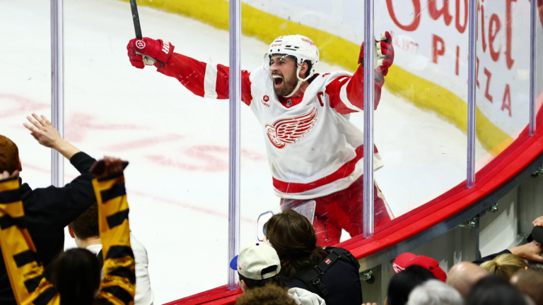 Dylan Larkin returns from Olympics to break Red Wings record