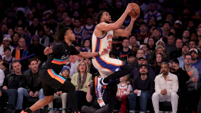 NBA roundup: Knicks halt Spurs’ 11-game winning streak