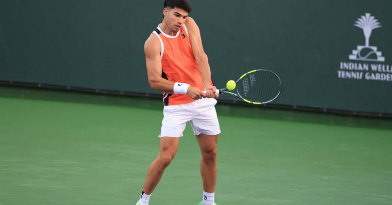 Tras ganar el Abierto de Australia, Carlos Alcaraz arranca su participación en BNP Paribas Open