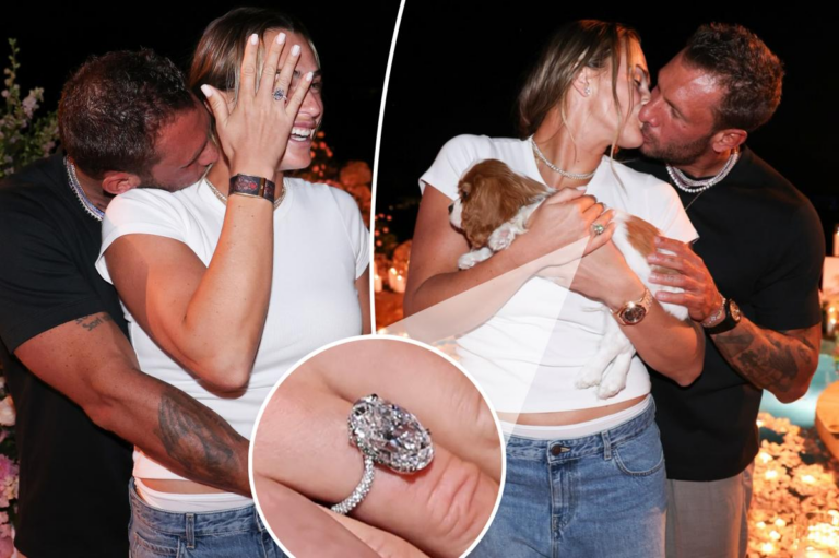 All about her 12-carat diamond from Georgios Frangulis