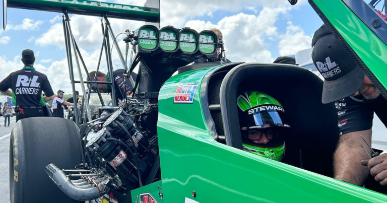 For better or worse, Tony Stewart vows to keep his competitive edge while racing against his wife