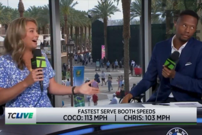 Chris Eubanks goes off on Coco Vandeweghe in awkward Tennis Channel scene