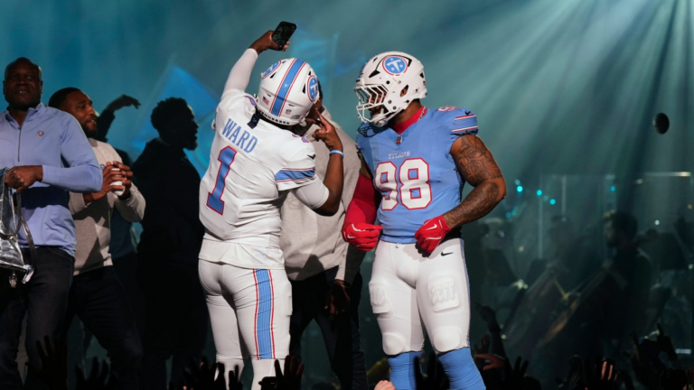 Titans unveil new uniforms and logos ahead of 2026 NFL season