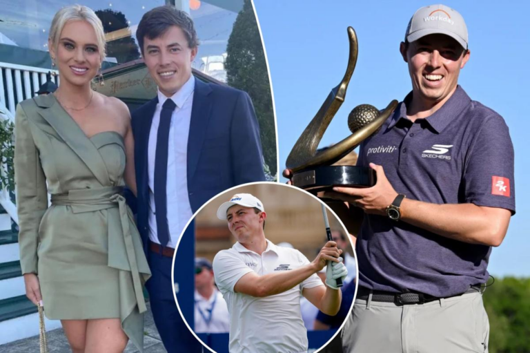 Matt Fitzpatrick’s wife celebrates PGA Tour star’s Valspar Championship win