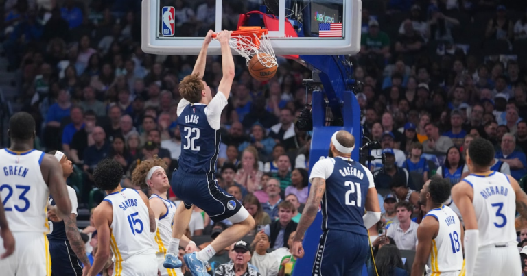 Cooper Flagg scores 32, but Mavs fade late in NBA-leading 41st clutch game vs. Warriors
