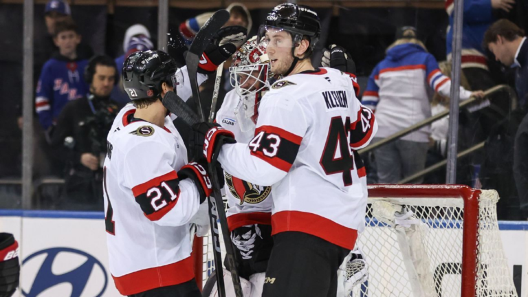 Senators hold Rangers to fewest shots by NHL team since 2003