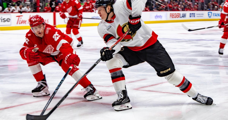 Ottawa Senators top Detroit Red Wings, 3-2