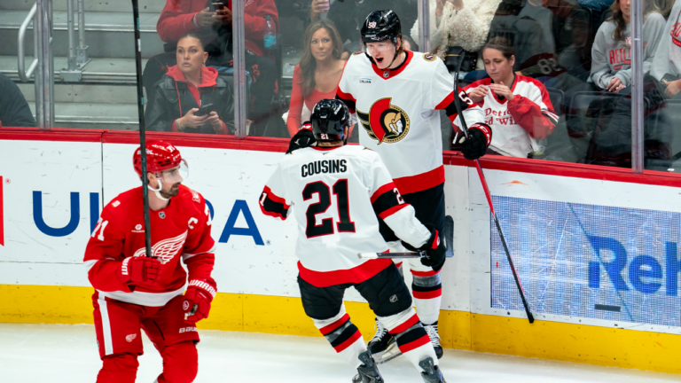 Senators stay red-hot, hold off Red Wings to move into East wild-card spot