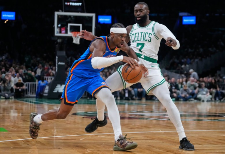 Celtics halt Thunder’s 12-game winning streak