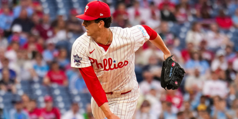 Andrew Painter strikes out eight in Major League debut