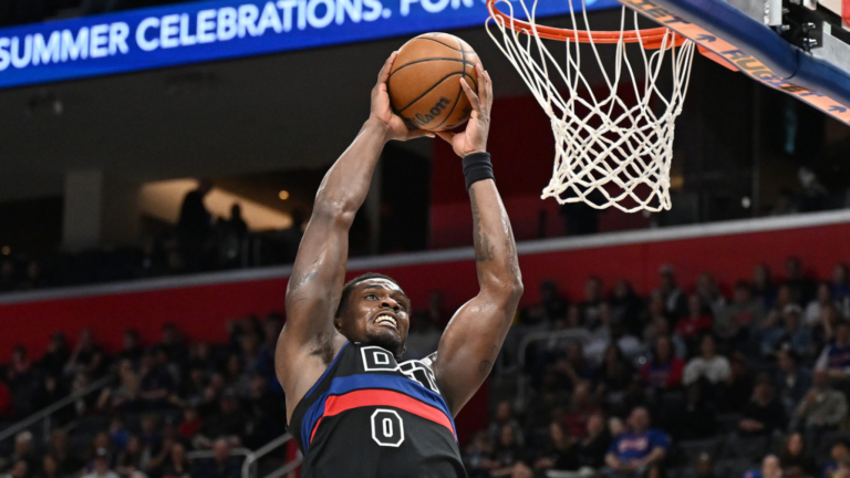 Pistons’ Jalen Duren achieves NBA first with latest near-perfect game