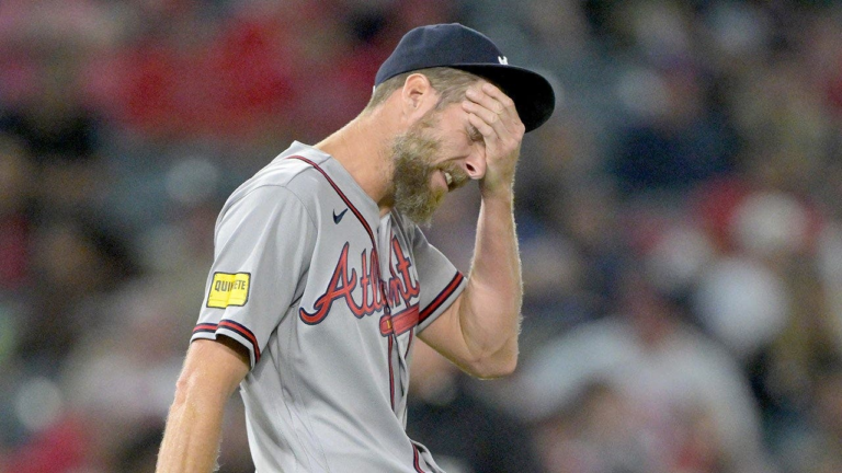 MLB news: Braves’ Chris Sale slams ball off his own head out of frustration