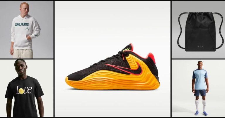 Nike deals from $18: Giannis Freak 7 Shoes, NikeCourt Tennis Shirt, Jordan Element Gym Sack, more