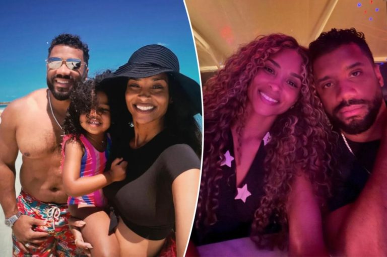 Russell Wilson hits beach vacation with Ciara as he’s stuck in NFL limbo