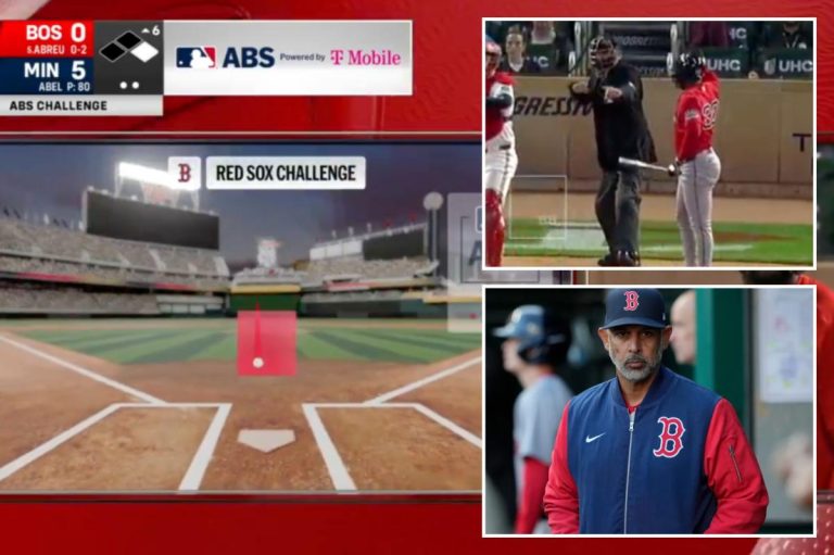 Red Sox’s latest disaster includes awful ABS challenge