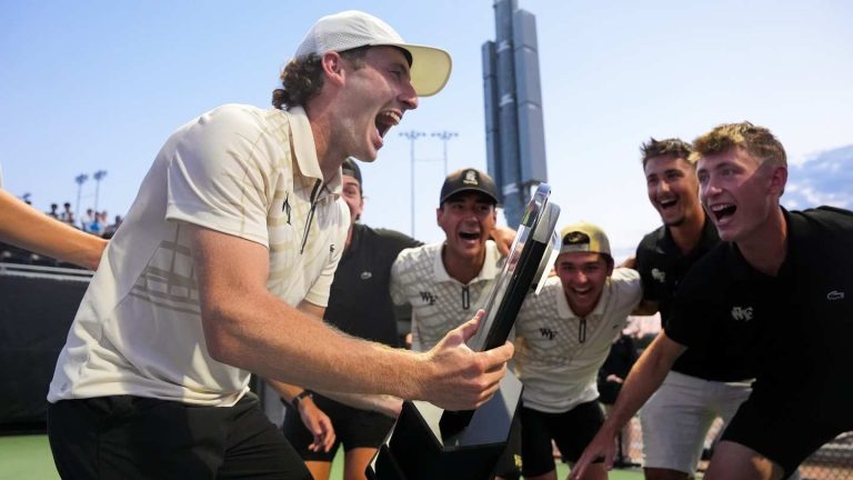 Deacs’ Men Tennis Remain Ranked No. 7 in the Nation and Will Be No. 1 Seed in ACC Tournament