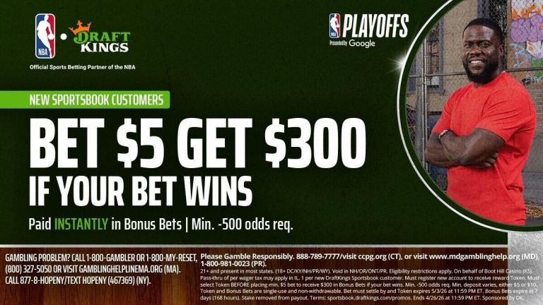 DraftKings promo code: Get $100 in bonus bets for Pistons-Magic, Suns-Thunder, Padres-Cubs, NBA, MLB on Monday