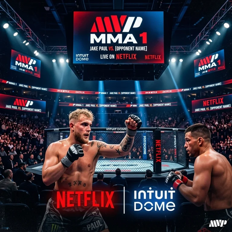 MVP MMA 1: Jake Paul Takes on MMA at Intuit Dome Live on Netflix