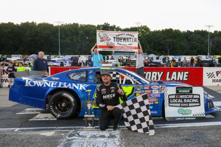 Connor Hall sweeps Late Model doubleheader in return to Langley Speedway