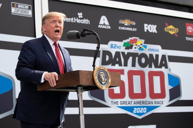 Trump’s influence on sports extends to controversial pardon of former NASCAR driver