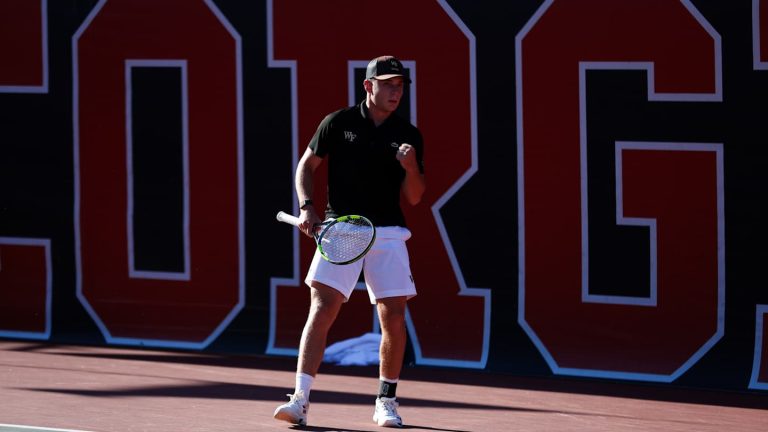 Wake Forest Tennis Rolls Past No. 8 Arizona, Looks Ahead to a Rematch