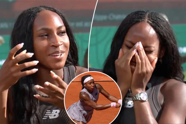 Coco Gauff in car crash on way to French Open that left vehicle ‘not drivable’