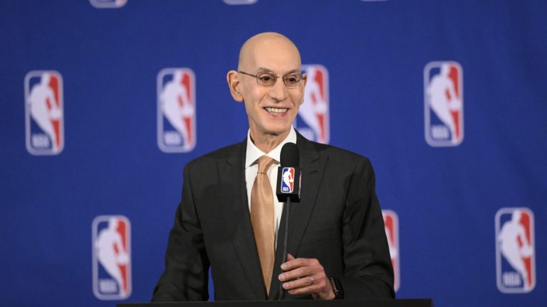 Adam Silver talks flopping, using AI to help NBA referees with some calls