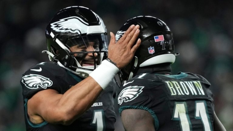 AJ Brown on Eagles QB Jalen Hurts after trade: ‘I love him to death’