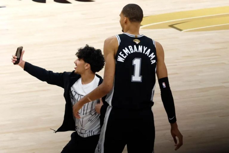 Court-storming fan arrested, ‘second individual’ banned for life after NBA Finals selfie