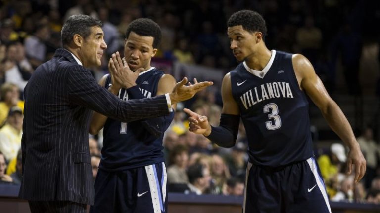 Jay Wright molded Jalen Brunson and the Nova Knicks. He watched them In their moment of glory, he was watching – on his phone, from his car