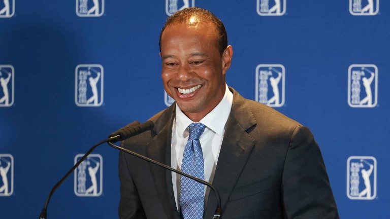 Tiger Woods said little in return to public eye but made his presence felt
